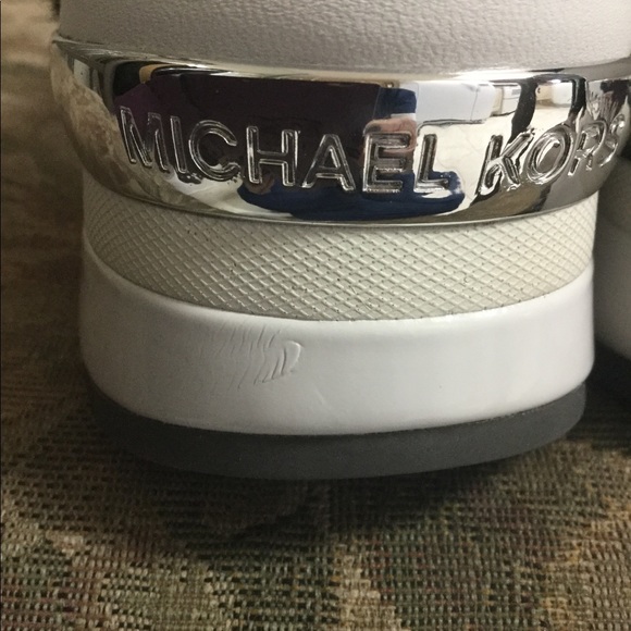 Michael Kors Allie Leather & Calf Hair Sneaker Sz6 - Picture 8 of 8